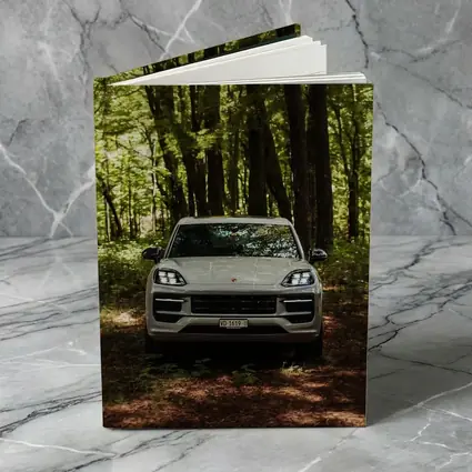 Porsche Cayenne Front View Forest Setting