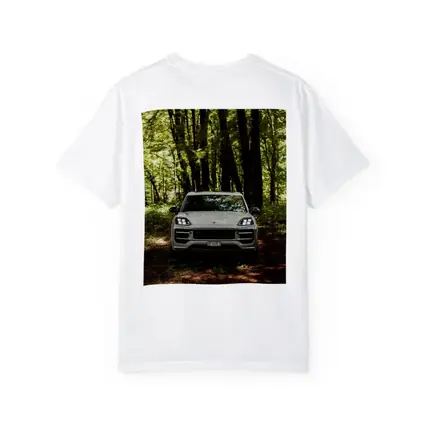 Porsche Cayenne Front View Forest Setting