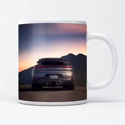 Porsche Cayenne Turbo GT Mountain Sunset Rear