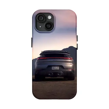 Porsche Cayenne Turbo GT Mountain Sunset Rear
