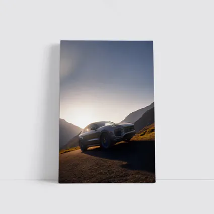 Porsche Cayenne Mountain Road Sunset Drive