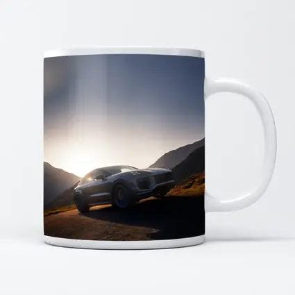 Porsche Cayenne Mountain Road Sunset Drive