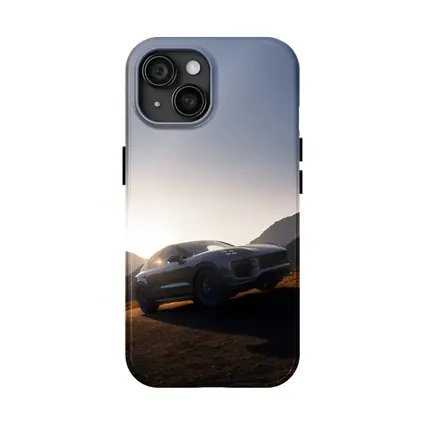 Porsche Cayenne Mountain Road Sunset Drive
