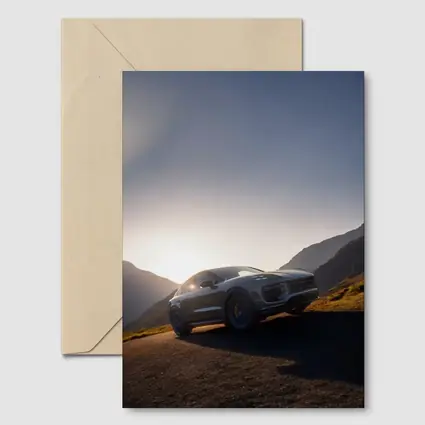 Porsche Cayenne Mountain Road Sunset Drive