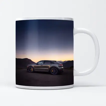 Porsche Cayenne Turbo GT Mountain Sunset Side