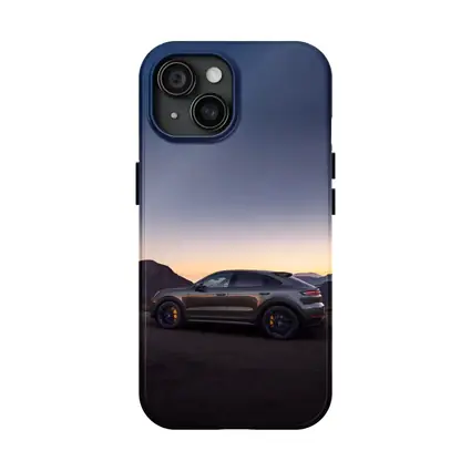 Porsche Cayenne Turbo GT Mountain Sunset Side