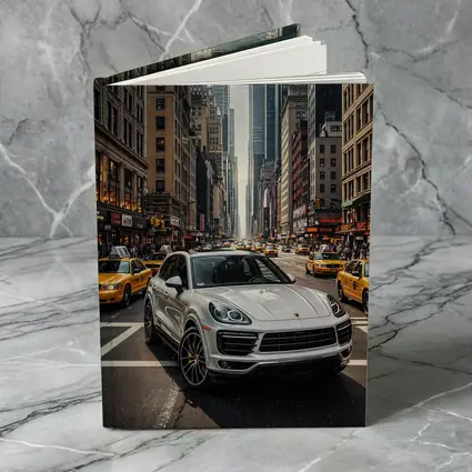 Porsche Cayenne Cruising New York City Streets