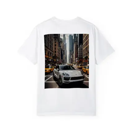 Porsche Cayenne Cruising New York City Streets