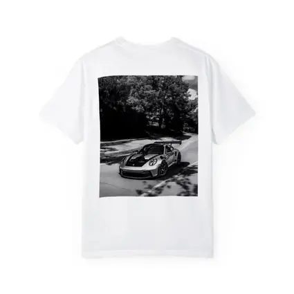 Porsche 911 GT3 RS Black White Road