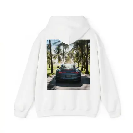 Porsche 911 Rear View Palm Trees