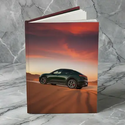 Porsche Macan Green Desert Sunset Dunes