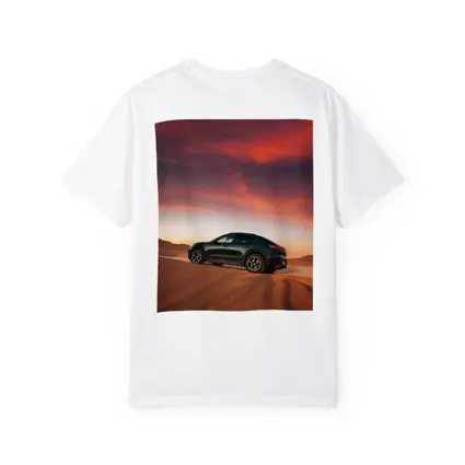 Porsche Macan Green Desert Sunset Dunes