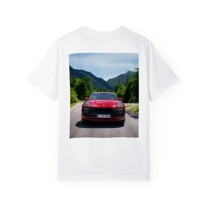 Red Porsche Macan GTS Mountain Road Drive