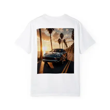 Porsche Macan Driving Coastal Road Sunset
