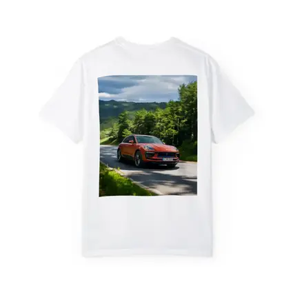 Porsche Macan S Orange Forest Road Drive