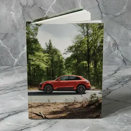 Porsche Macan S Red Forest Road