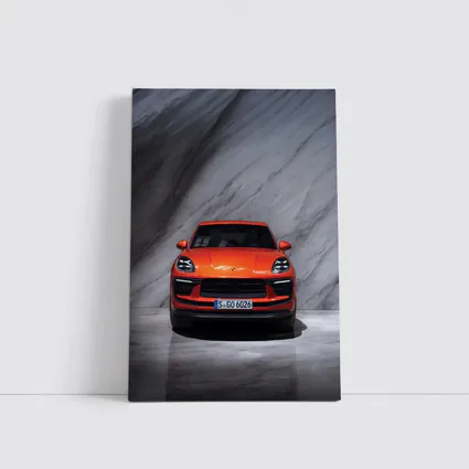 Porsche Macan S Orange Marble Studio