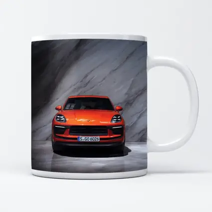 Porsche Macan S Orange Marble Studio