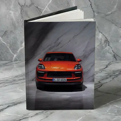 Porsche Macan S Orange Marble Studio