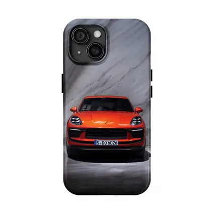 Porsche Macan S Orange Marble Studio