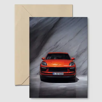 Porsche Macan S Orange Marble Studio
