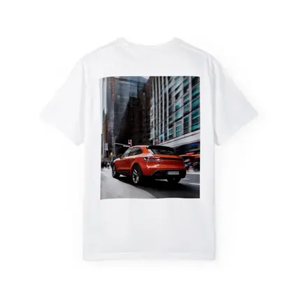 Porsche Macan S Orange City Street