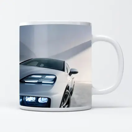 Porsche Macan White Minimal Studio Setting