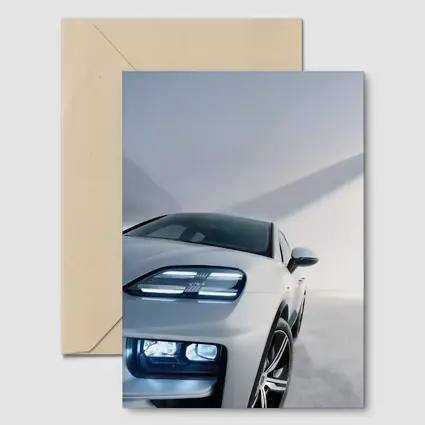 Porsche Macan White Minimal Studio Setting