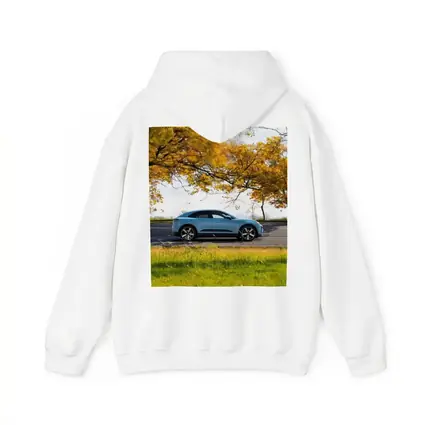 Porsche Macan Blue Side Profile Autumn Trees