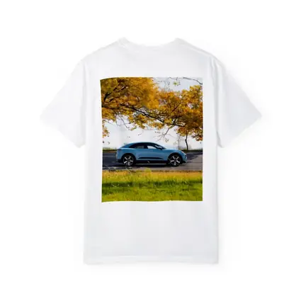 Porsche Macan Blue Side Profile Autumn Trees