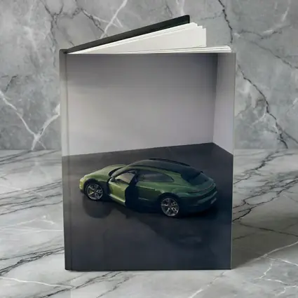 Porsche Macan Green Studio Overhead View