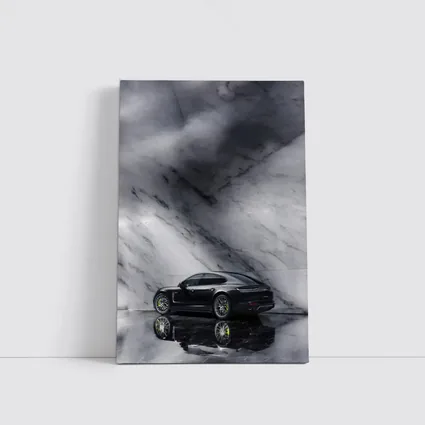 Porsche Panamera Dark Marble Studio Setting