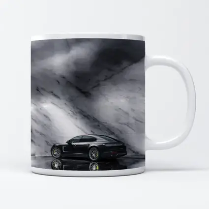 Porsche Panamera Dark Marble Studio Setting