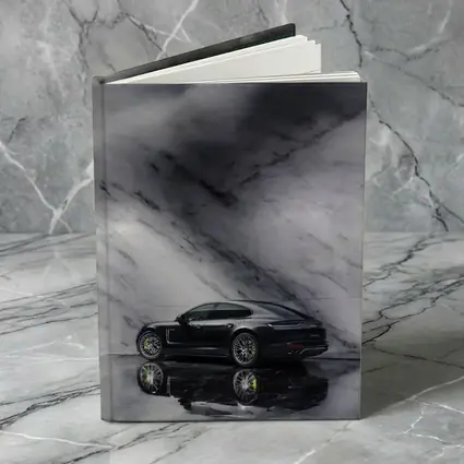 Porsche Panamera Dark Marble Studio Setting