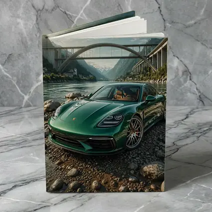 Porsche Panamera Green By Mountain River