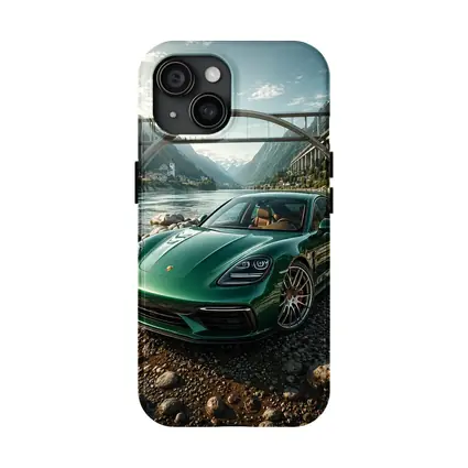 Porsche Panamera Green By Mountain River