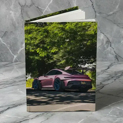 Porsche 911 GT3 RS Pink Road Trees