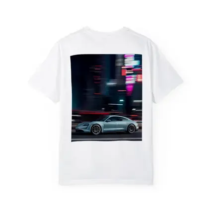 Porsche Taycan City Night Neon Speed