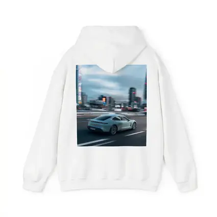 Porsche Taycan Speeding Through City Streets