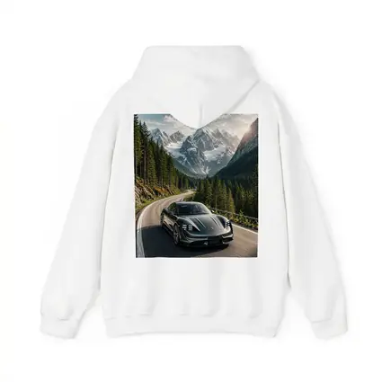 Porsche Taycan Driving Alpine Mountain Road