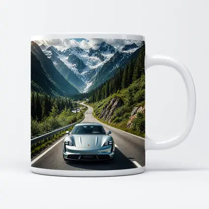 Porsche Taycan Silver Mountain Alpine Road Drive