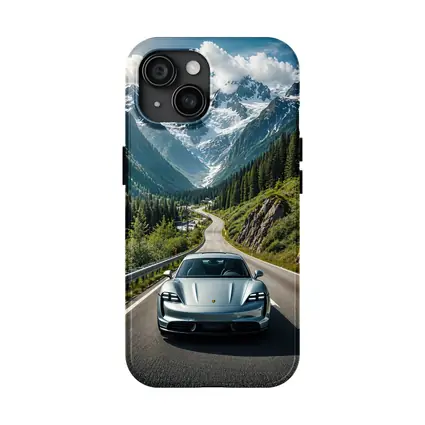 Porsche Taycan Silver Mountain Alpine Road Drive