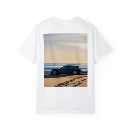 Porsche Taycan Cross Turismo Beach Sunset
