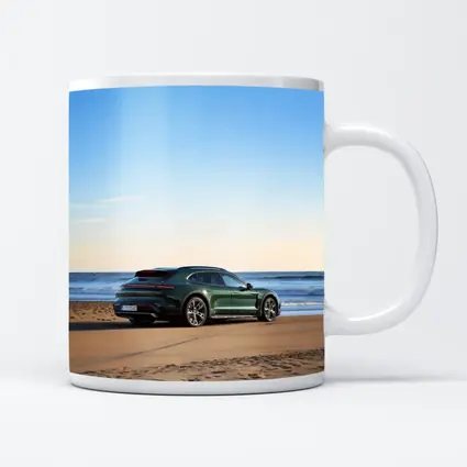 Porsche Taycan Cross Turismo Green Beach