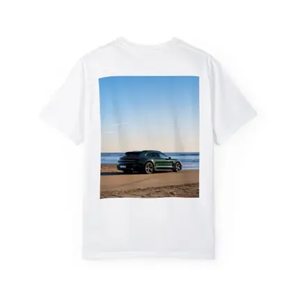Porsche Taycan Cross Turismo Green Beach