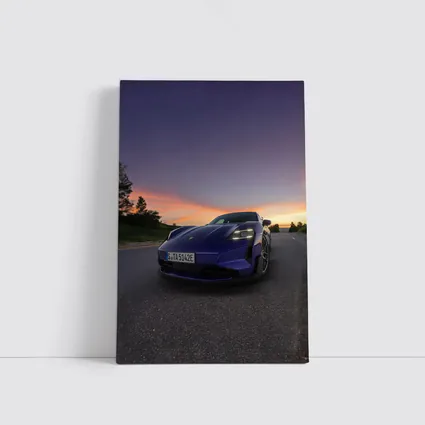 Porsche Taycan Turbo GT Sunset Road