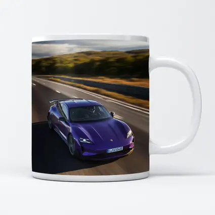 Porsche Taycan Turbo GT Purple Road Drive