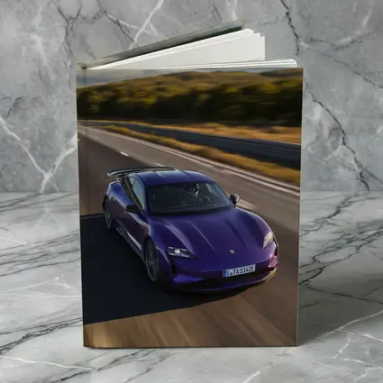 Porsche Taycan Turbo GT Purple Road Drive