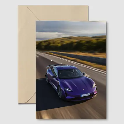 Porsche Taycan Turbo GT Purple Road Drive