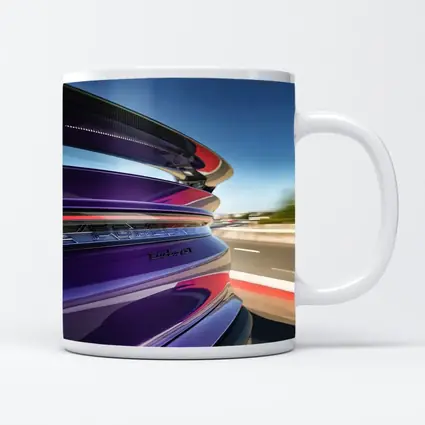 Porsche Taycan Turbo GT Purple Highway Speed